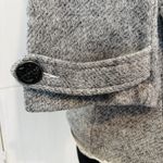 CAbi  Gray Shrunken Pea Coat Double Breasted Anchor Button Jacket Size Small Photo 9