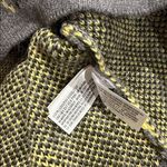 ZARA NWT Argyle Heavy Knit Cardigan Jumper Grey Green Yellow Wool Blend Photo 12