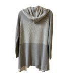 Lineamaglia cardigan sweater wool blend made in Italy gray & white sz Small Photo 1