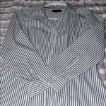 Covington  Women’s Striped‎ Blouse Black and White Classic Design Size MP Photo 13