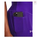 Under Armour HeatGear No-Slip Waistband Full-Length Purple Leggings Size Small Photo 11