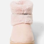 Bebe NEW SOFT FUR LINED NAYELI BOOTS IN COLOR BLUSH SUDETTE Photo 4