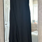Marine layer  Black Cotton Sleeveless Jumpsuit Strappy Back Size Medium Photo 0
