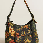 Vintage 90's Croft&Barrow Womens Black Floral Multi Photo 0