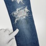 7 For All Mankind Roxanne Distressed Denim Blue Jeans Women’s Size 26 Skinny Fit Photo 3