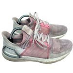 Adidas Ultra Boost 19 in True Pink/White women’s size 9.5 athletic sneakers shoe Photo 0