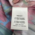 Clover Canyon  Split back tank top triopical floral sz L Photo 4