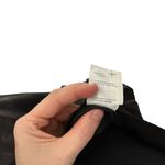 Vince  Lamb Leather Silk Black Tank Top Boxy Grunge Punk NEW Womens Size 2 Photo 4