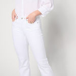 NYDJ  Barbara Side Slit Bootcut Jeans - Size 12 - Optic White - NWT Photo 0