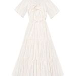 BURU white eyelet maxi dress Photo 0