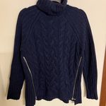 See By Chloe  Dark Blue Cable Knit Sweater Photo 0