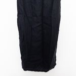 Ha Tran Womens Linen Dress Size 4 Black Midi Minimalist Cottage Lagom Modern Photo 3