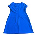 Tommy Hilfiger  Faux Pocket Blue Sheath Dress Short Sleeve Size 12 Women's NWT Photo 8