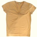 cha cha vente ⬇️  Gold Jewel V-Neck T-Shirt NEW XL Photo 2
