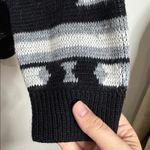 BDG Urban Outfitters Black and Gray Geometric Aztec Crewneck Hi-Lo Sweater sz S Photo 4