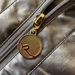 Rocawear Bronze Faux Leather Y2K Bomber Jackets Sz Large Photo 2