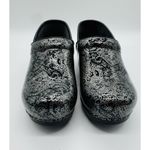 Dansko Professional Clogs Size 40 Floral Metallic Nursing Excellent Condition Photo 8