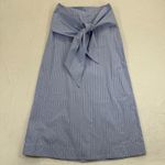 Tuckernuck  Women's Blue White Ticking Stripe‎ Maxi Skirt Size S New Photo 0