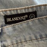 BLANK NYC NEW  Size 27 Denim Maxi Skirt Front Slit Western Light Wash Photo 4
