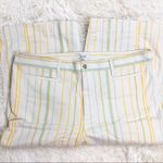 Madewell  Emmett Wide-Leg Crop Pants in Stripe 37P Photo 1