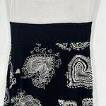 Desigual  Artsy Heart Dress Black White A Line Short Sleeve Sequins Size M Photo 6