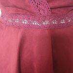 Flying Tomato Burgundy Wine Boho Mini Dress Size Medium Photo 3