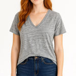 Women's PINK Gray V Photo 0