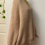 SheIn Essnce Plus Lantern Sleeve Ribbed Knit Sweater Photo 3