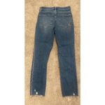 Gap  Cigarette High Rise Raw Hem Straight Leg Jeans, sz 4 (27) Photo 5