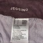 American Eagle  Jegging Jeans Purple Brown Sateen Super Stretch Low Rise Size 2 Photo 6