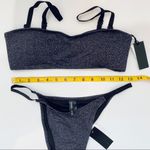 Kendall + Kylie NEW black glitter 2-piece Photo 1