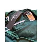 Lulus Fondly Loved Dark Green Satin Wrap Maxi Dress Photo 9