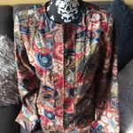 indigo. MOON Colorful Design Beaded Blazer Jacket S Photo 0