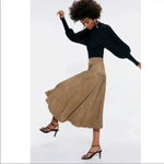 ZARA  Jacquard Midi Skirt Photo 5