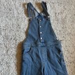 Levi's  Denim Wide Leg Overalls Sz 30 in Blue Photo 1