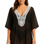 Boho beach cover by Swim. OSFM Black Size undefined Photo 0