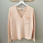 Urban Outfitters  V-Neck Long Sleeve Top Peach Sz XS Photo 0