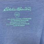 Eddie Bauer  Womens Pima‎ Cotton Tee 4X Synced Lightweight Spring Summer Classic Photo 2