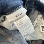 Paige NEW Sz 31 Stella High Rise Straight Soleil Destructed Jeans Photo 10