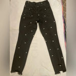 Tinseltown  High Rise Daisy embroidered Mom Jeans Photo 5