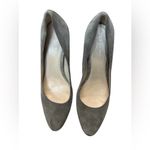 Cole Haan Women's Alanna Pump Heels Size 7 Gray Suede Glitter Block Photo 9