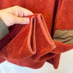 L.L.Bean Red Fleece T Snap Pullover Photo 3