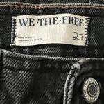 Free People We the Free Xena High Rise Slim Straight Jean 27 Women’s Black Photo 3
