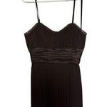 Democracy  Brown Evening
Cocktail Ruched Spaghetti
Strap Dress size 10 Photo 0