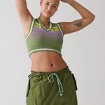Urban Outfitters Randi Shrunken Sweater Vest NWT Size M - Green Photo 1
