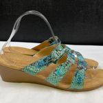 Vionic Women's Green Snake Print Shoes/Sandals Sz 10 SKU 4621 Photo 3