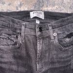 AGOLDE  Los Angeles Black Sophie denim skinny jeans raw hem Photo 4
