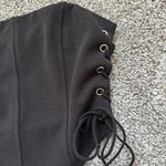 Princess Polly  Black Lace-Up Corset Top Photo 7