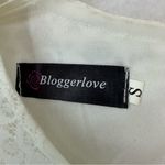 Biggerlove Lace Short Sleeve Mini Dress Womens Small White Photo 7