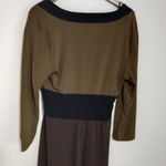 Connected Apparel  12 Empire Waist V-Neck 3/4 Sleeve Knee Length Dress Photo 3